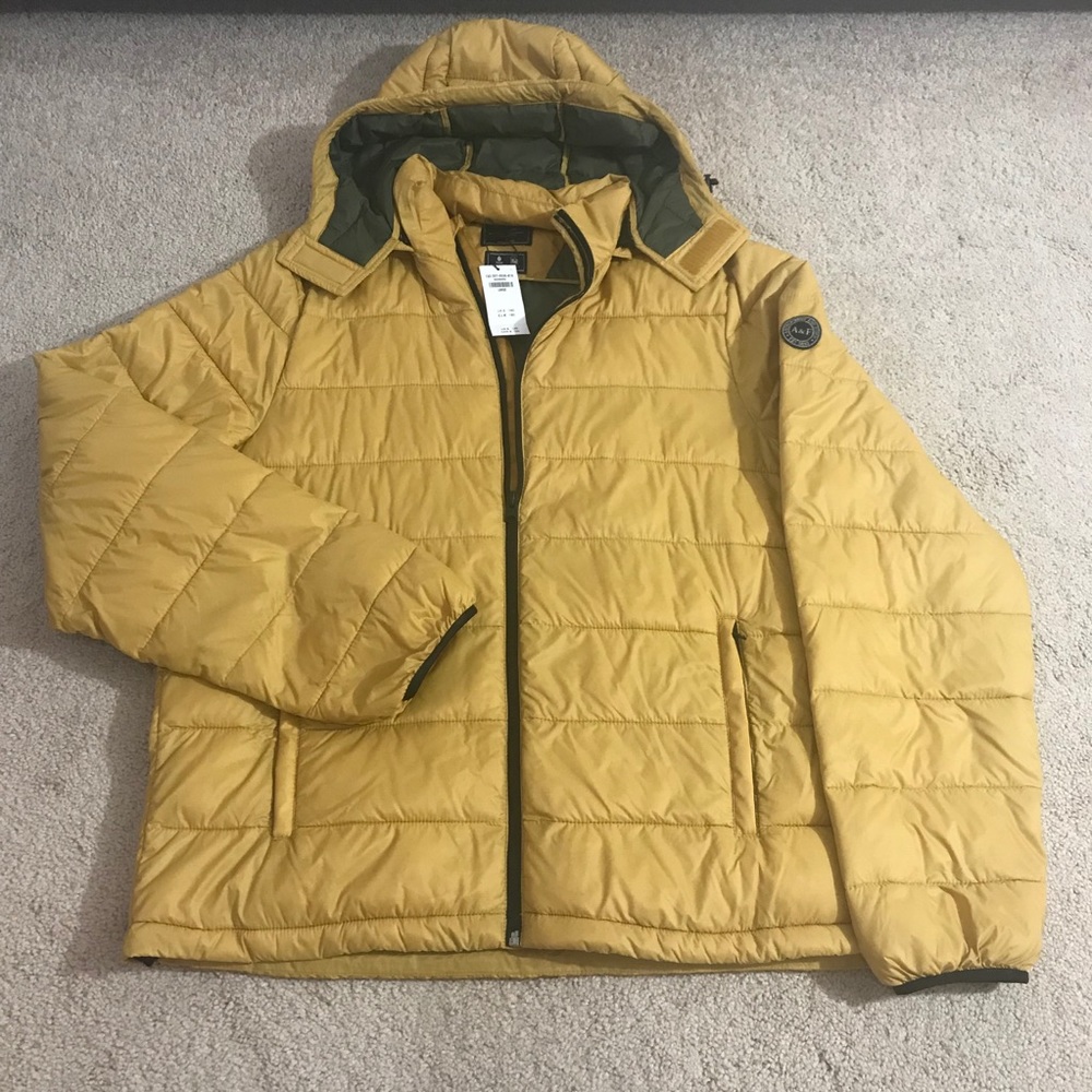Abercrombie n fitch lightweight packable puffer jacket